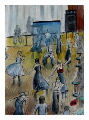 Northern Soul; Wigan Casino; ''The Blue Lamp''; A Signed Limited Edition A3 print