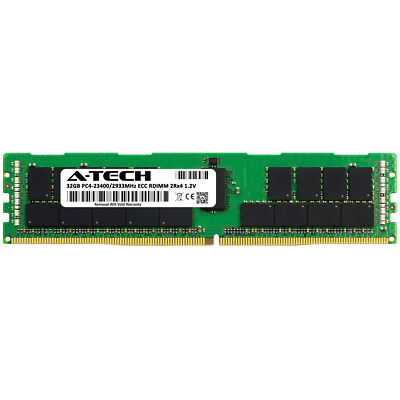PC4 2400T ECC RDIMM DDR4 32GB 6枚サーバーメモリ@ 32GB DDR4 PC4-23400 RDIMM (Replacement for Kingston HP29D4R1D4HJI