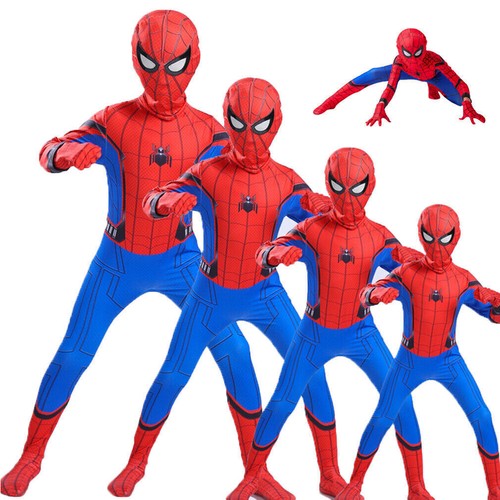 🥇🥇🥇Kinder Spiderman Kostüm Cosplay Karneval Cosplay Outfit - Bild 3 von 7