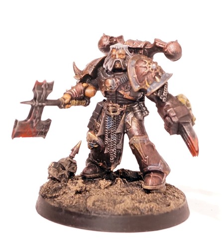 Blood Wolves Khorne Lord, Axe of Fury, Warhammer 40K Chaos Space Marines