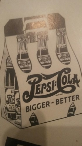 1939 Pepsi Cola Poster Advertising Fayetteville North Carolina Sesqui-Centennial - Picture 7 of 10