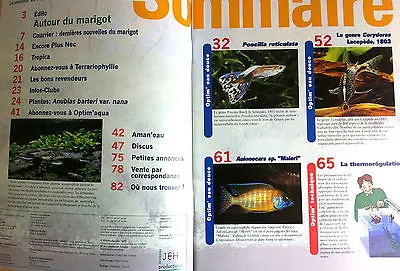 Acheter Optim'aqua Magazine N°17 - La Thermorégulation/ Corydoras/ Aulonocara/ Plantes