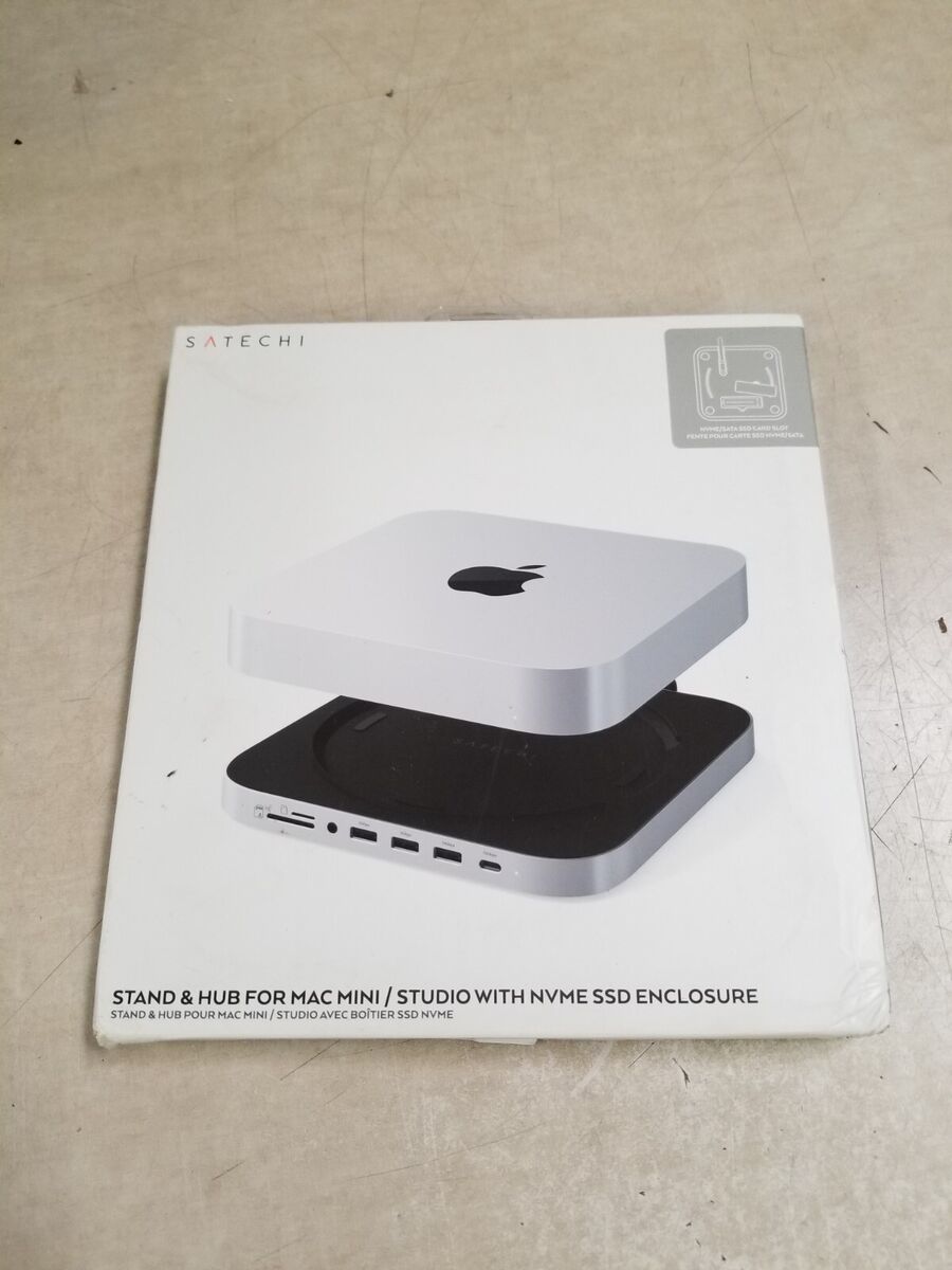 Satechi - Stand & Hub For Mac Mini / Studio With NVMe SSD Satechi - Stand & Hub For Mac Mini / Studio With NVMe SSD