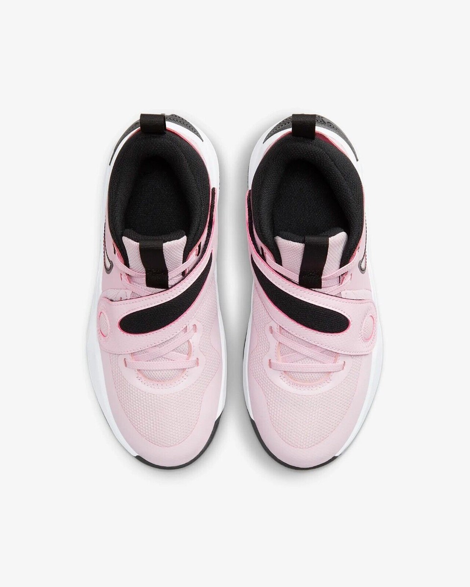Big Kid's Nike Team Hustle D 11 Pink Foam/Summit White-White