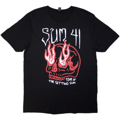 SUM 41 - Tour '24 Skull T-Shirt OFFICIAL MERCHANDISE