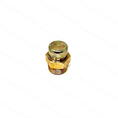 SD Gearbox 1/2"-14 NPTF Brass Pressure Relief Breather Plug, 1-3 PSI, P/N 09-008