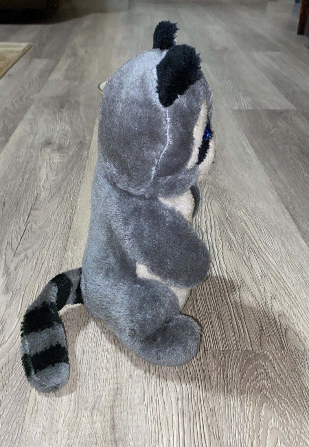 Vintage 1978 & 1981 Etone international Raccoon Plush set of 2 