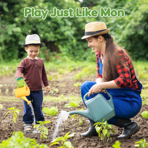 Kids Gardening Tool Set 20PCS Gardening Toys Includes Metal Rake Fork Trowel - Picture 3 of 12