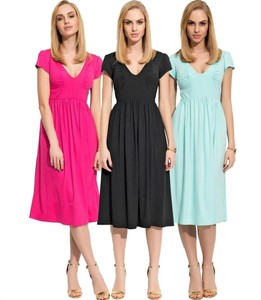 ladies midi length dresses