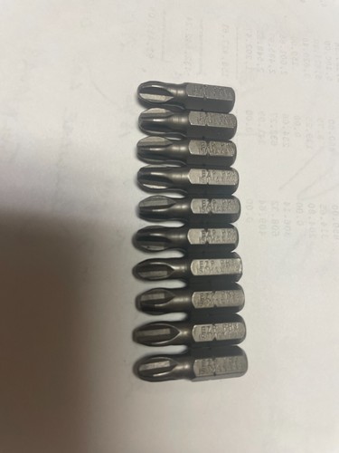10 Pack Phillips #3 Bit Insert Tip PH3 - 第 1/1 張圖片