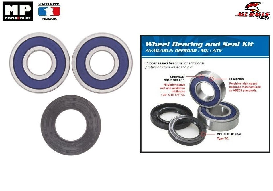 Roulements de roues et spi arrière moto Kawasaki KG1000 KG 1000 A1 A8