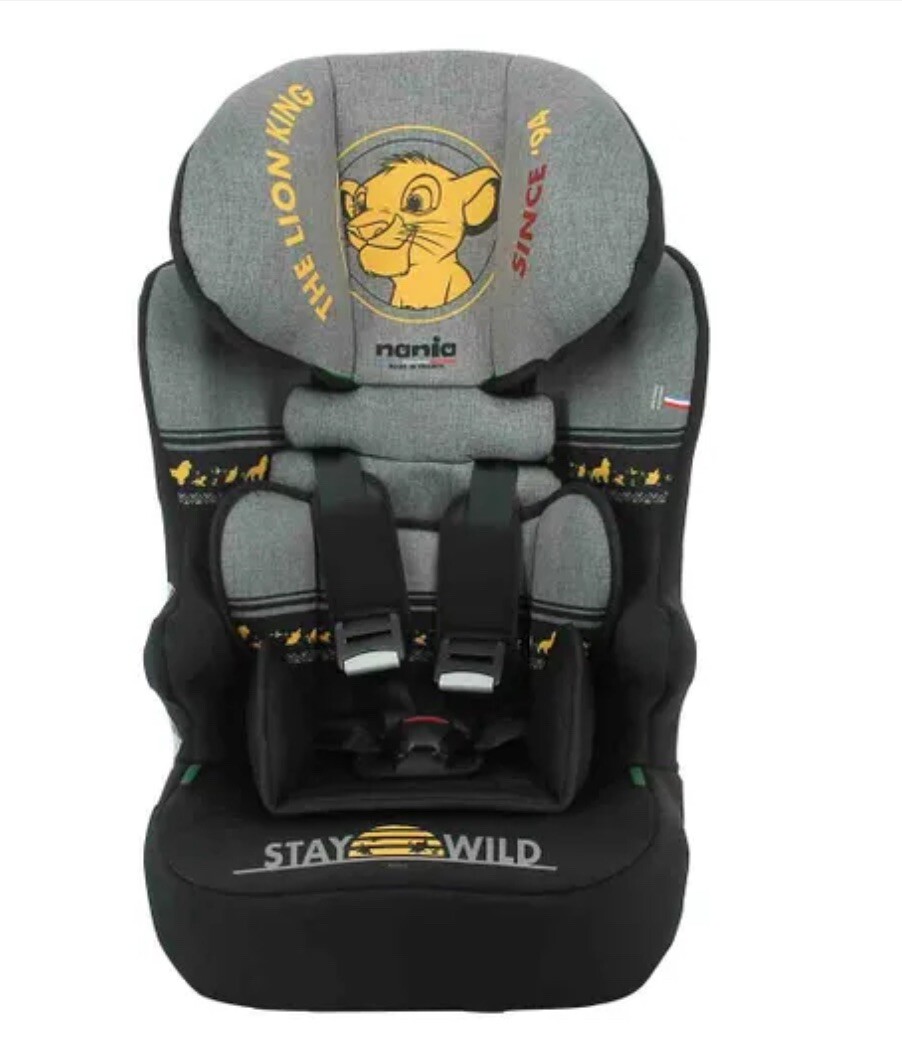 Nania R129 Lion King Race I Group 123 From 15m-12yrs 76-140cm Car Seat New  Boxed