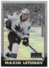 2020-21 Maxim Letunov O-Pee-Chee OPC Platinum Retro Rookie Rainbow RC #R-61