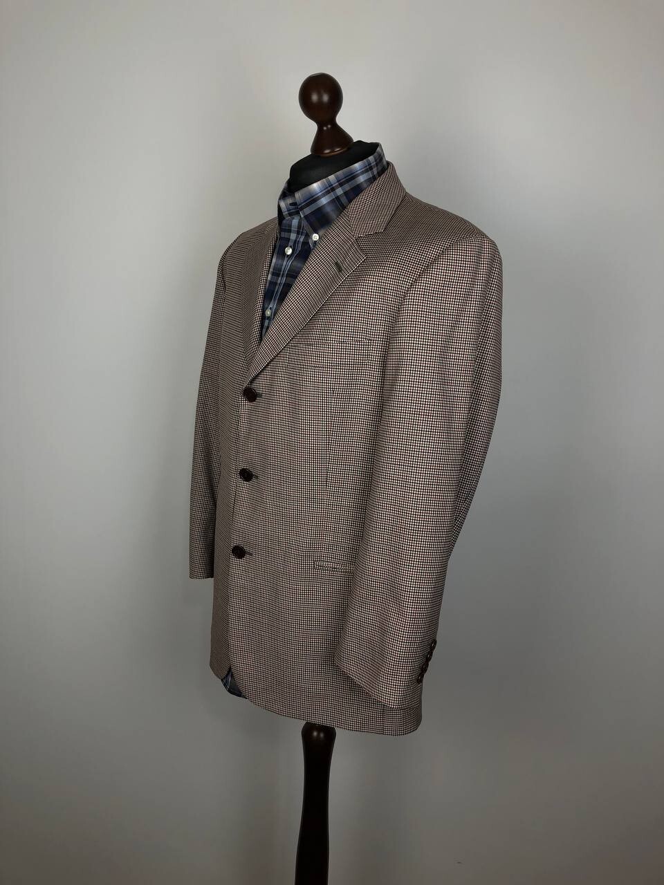 HUGO BOSS Classic Wool Blazer Jacket Check