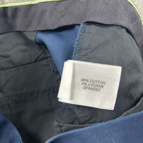 Orvis Pants Womens 10P Blue Cotton Blend Flat Front Straight Leg - Picture 4 of 9