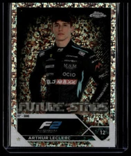 2023 Topps Chrome Formula 1 #85 Arthur Leclerc Mini Diamond Refractor #/299