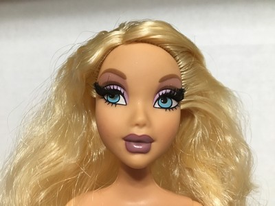 blonde curly hair barbie