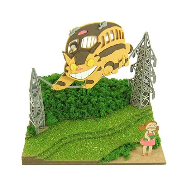 Studio Ghibli mini Paper Craft Kit My Neighbor Totoro 04 ""Mei and Cat Bus"" J JP