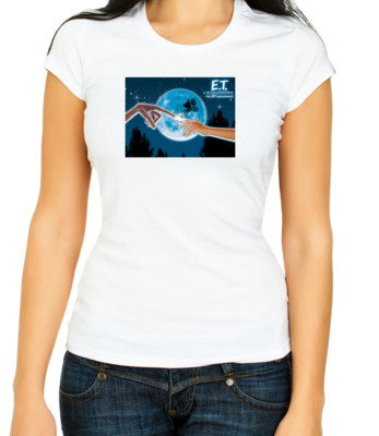 E.T the extra terrestria 3/4 Kurzarm T-Shirt Damen G092