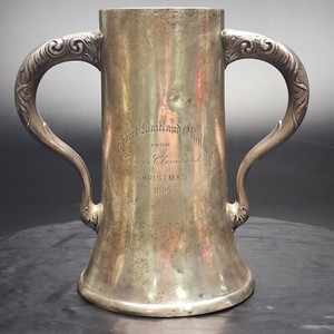 .925 President Grover Cleveland Christmas 1895 Gift to Robert O'Reilly Trophy