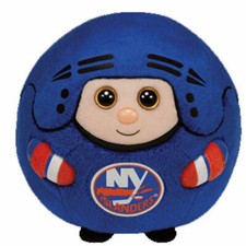 TY NHL Beanie Ballz - NEW YORK ISLANDERS Regular Size - 5 inch - MWMTs Ball