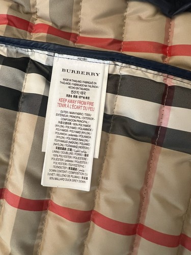 BURBERRY CHILDREN BOYS HOODIE ZIP PUFFER VEST SIZE 10Y - Picture 17 of 24