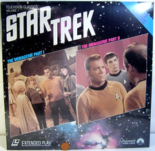 Paramount Laser Disc TV Classics Star Trek Vol. 1 "The Menagerie" Pts. 1 2 1984