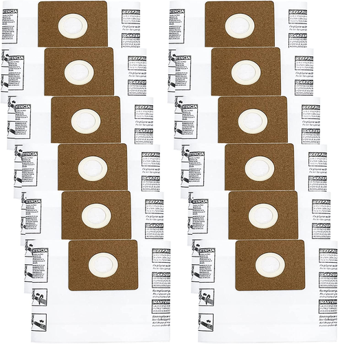 12 Pack 90667 Filter Bags, Type A Collection Bags Compatible with Shop-Vac 1-1.5