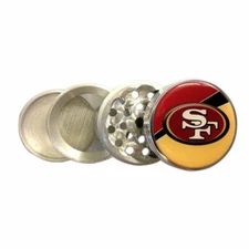 Kitchen Spice Herb Grinder Shredder Crusher Metal San Francisco Forty Niners