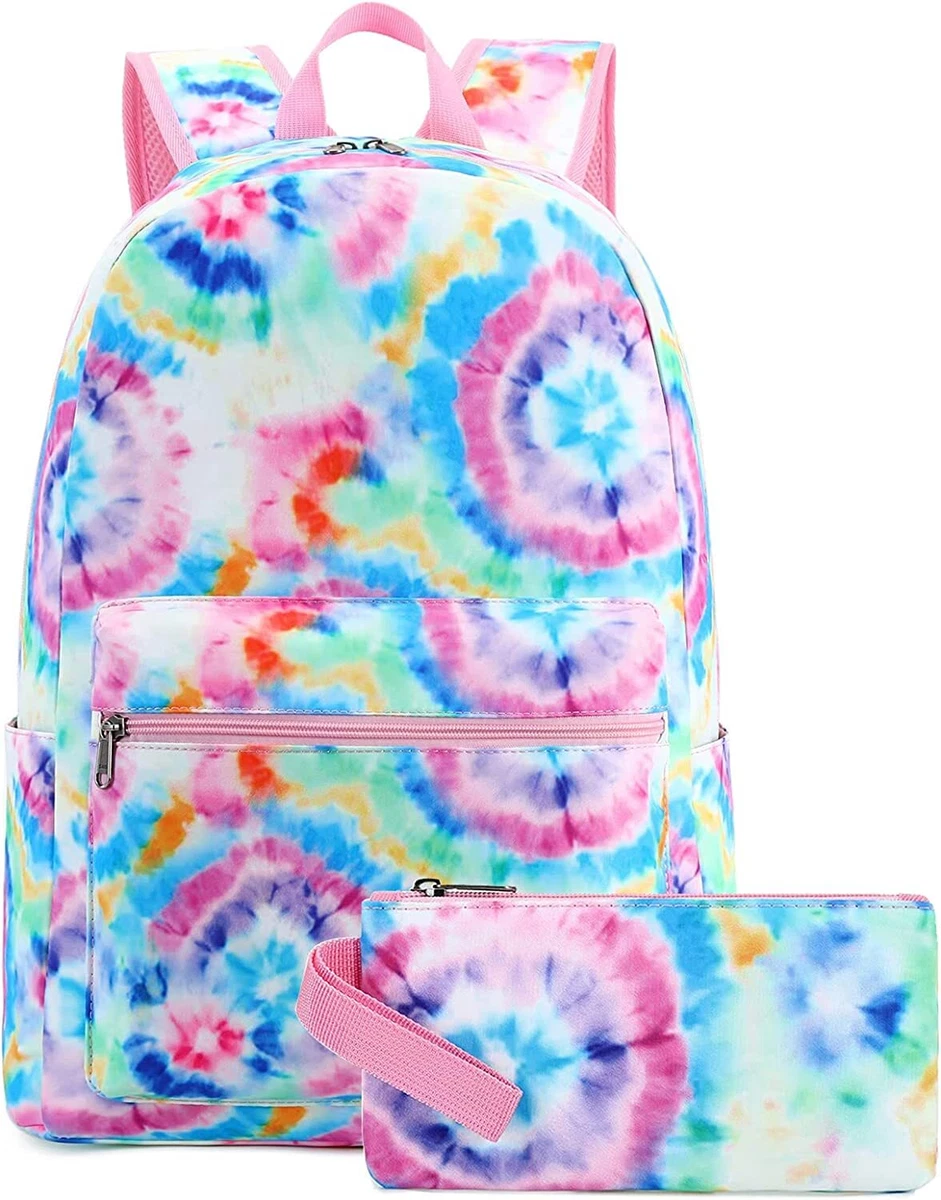 Tie dye 2025 book bags