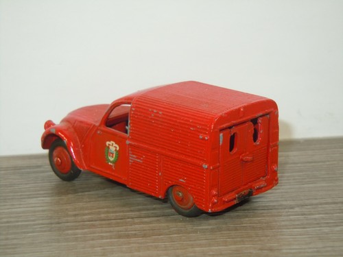 Citroen 2CV Fourgonnette Incendie - Dinky Toys 25D France *44995 - Imagen 2 de 5
