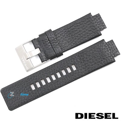 NUOVO Originale Cinturino Di Ricambio DIESEL DZ1091 DZ1089 Nero Vera Pelle  | eBay