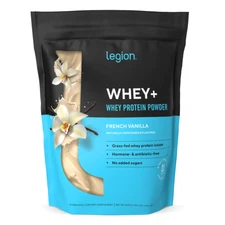 Legion Whey+ Whey Isolate Protein Powder, French Vanilla, 60 Serv