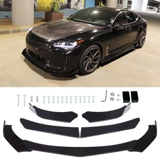 For Kia Stinger Front Bumper Lip Splitter Chin Spoiler+ABS