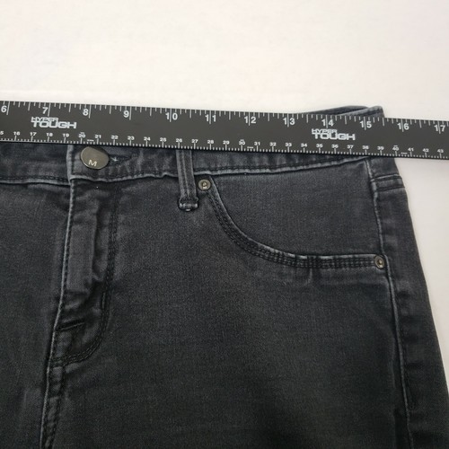 Mossimo Jeans 10 leggings donna vita bassa denim nero elasticizzato casual cotone - Foto 6 di 10