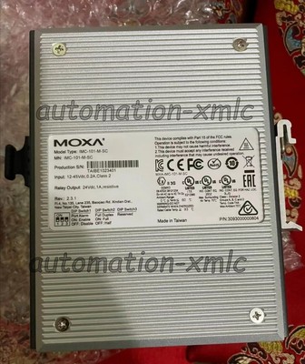 New Unpacked MOXA IMC-101-M-SC-T Multimode Optoelectronic Converter DHL 