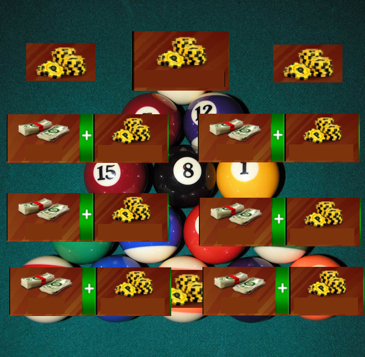 8 Ball coins and cash POOL billard online game 💯LEGIT PC phone android FAST