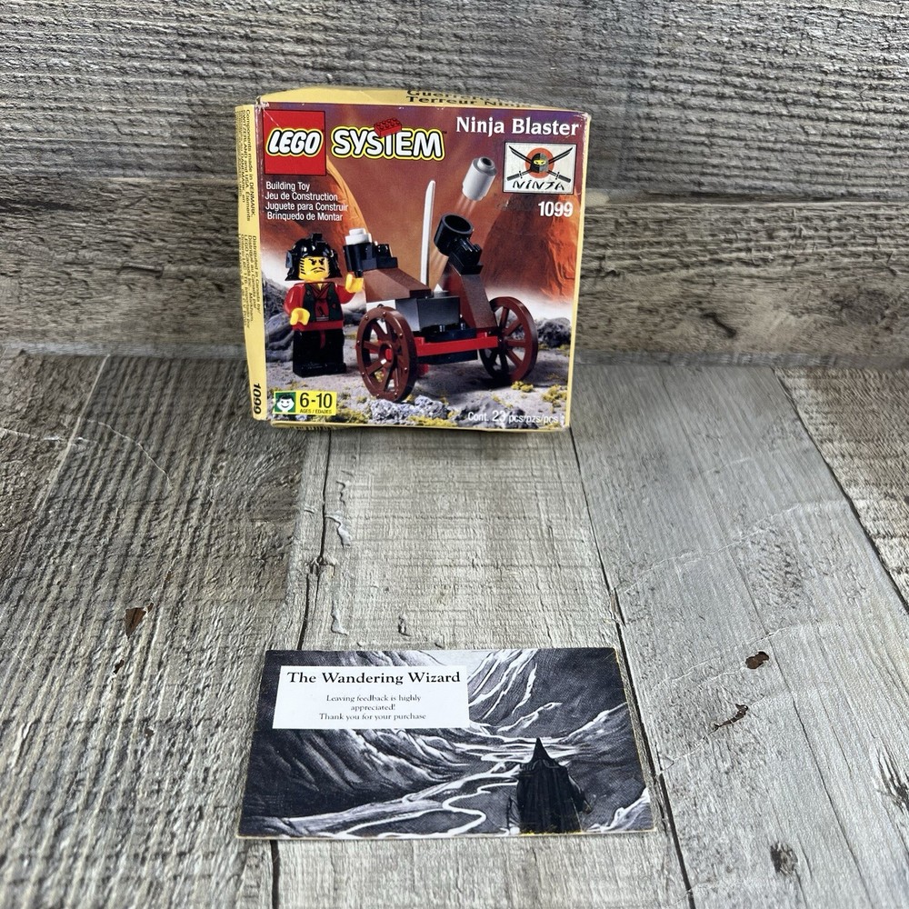 LEGO Ninja 1099 Ninja Blaster NEW! RARE! Dual Catapult Cart Wagon Damaged Box