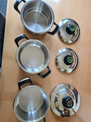 amc topf set neu auser einen topf im gebrauch - Bild 4 von 8
