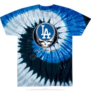 tie dye dodgers shirt
