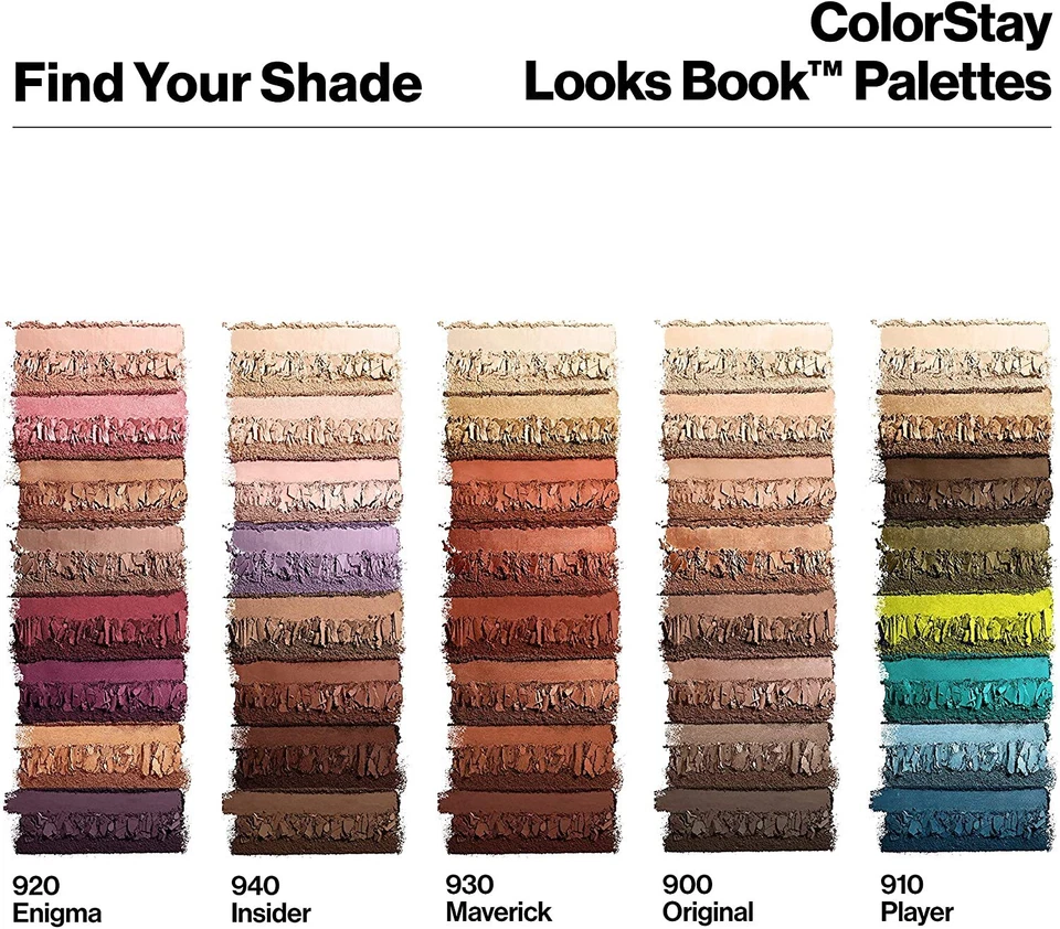 REVLON Colorstay Looks Book Ultra Thin Eyeshadow Palette 3.4g *CHOOSE SHADE* - Image 3 of 4