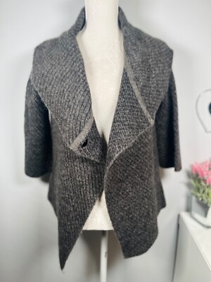 Max Studio Strickjacke Wollmischung Größe UK Small sehr guter Zustand kuschelig