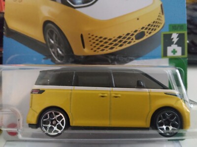 HOT WHEELS 2023-173 HW GREEN SPEED VOLKSWAGEN ID BUZZ 10/10 YELLOW Y/5