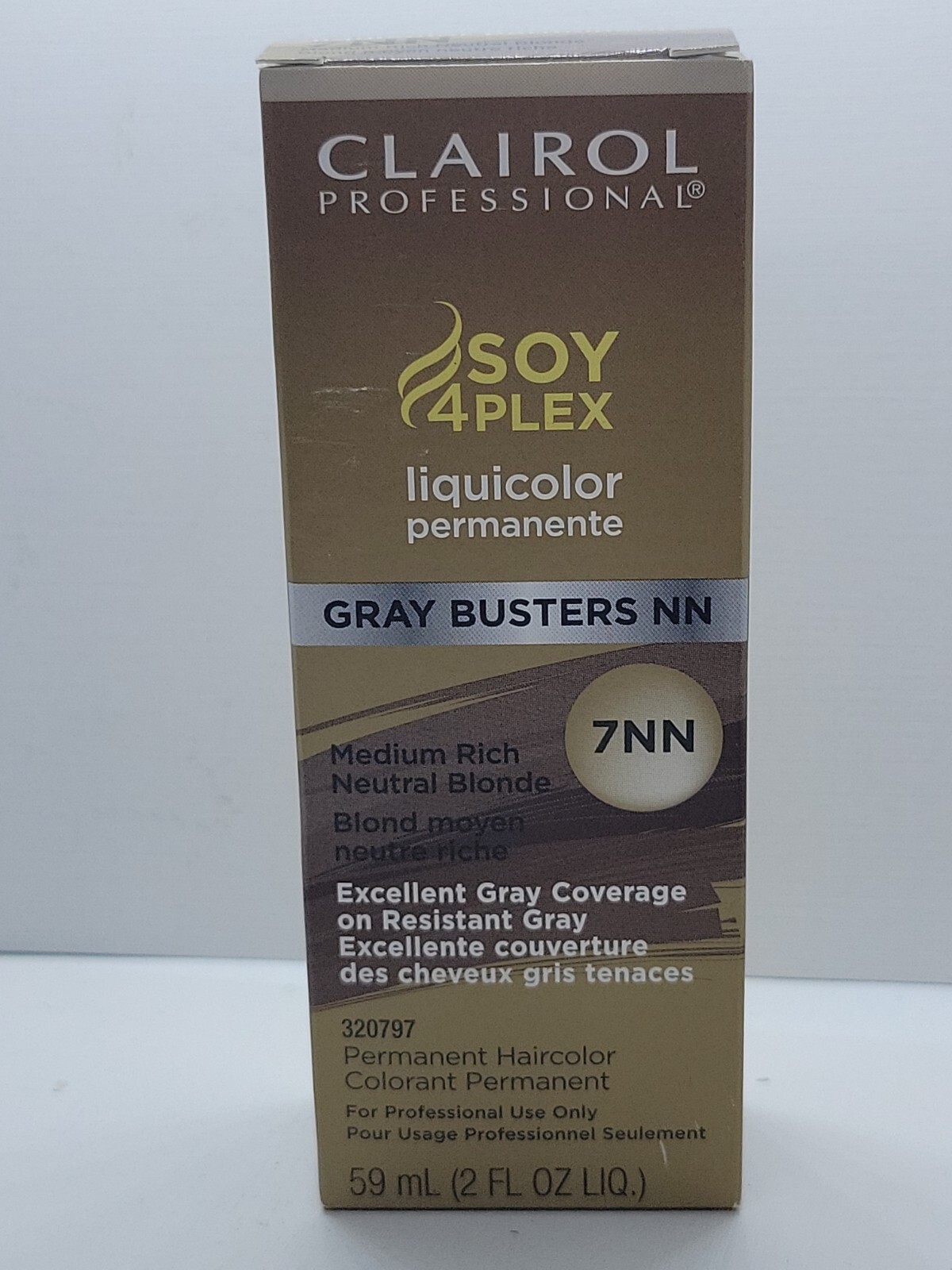 Clairol Professional Permanent Liquicolor for Blonde Hair Color, 7nn Med Neutral