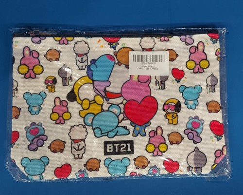 Animated Character Canvas Make Up Bag Storage Pencil Holder Small Zipper Bag