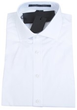 Porsche Design Men's Long Sleeve Shirt Kent Collar White