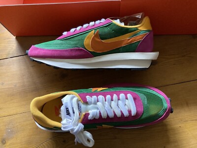 Nike X Sacai LD Waffle Pine Green Size 10UK UK - Main Image