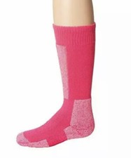 Thorlos Girl's Pink Snow Crew Cut Socks L63213 Size Small