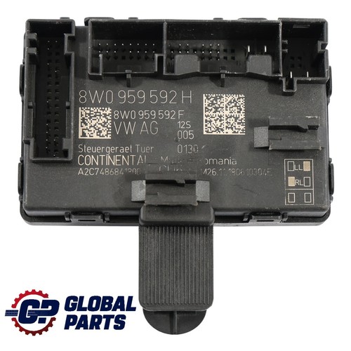 Audi A4 B9 A5 F5 Fronttürmodul Steuergerät ECU Beifahrerseite 8W0959592H