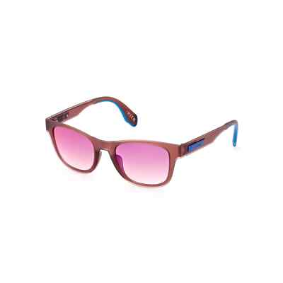 Adidas OR0079 70Z Matte Burgundy Square Plastic Sunglasses Frame 51-20-145